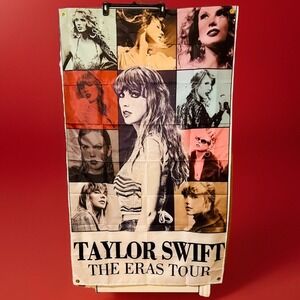 Taylor Swift Eras Tour Swifties Photos Silky Canvas Wall Decor Tapestry 3'x5'